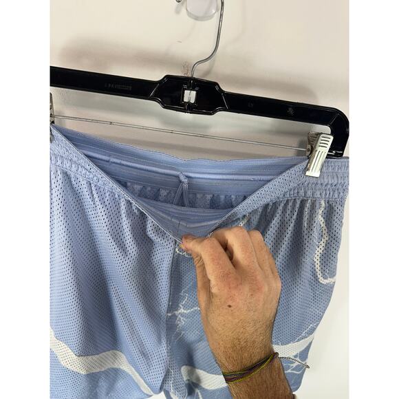 Nike Ja Icon Dri-Fit Basketball Shorts Blue Lightning Print Size Large - Picture 13 of 13